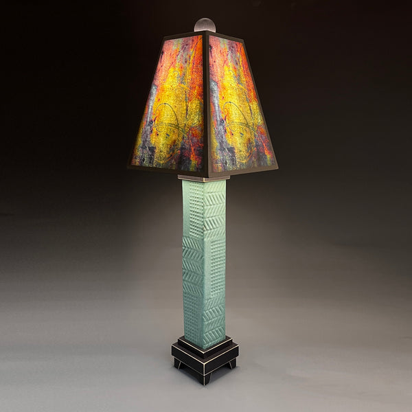 Metallic Glass Lamp