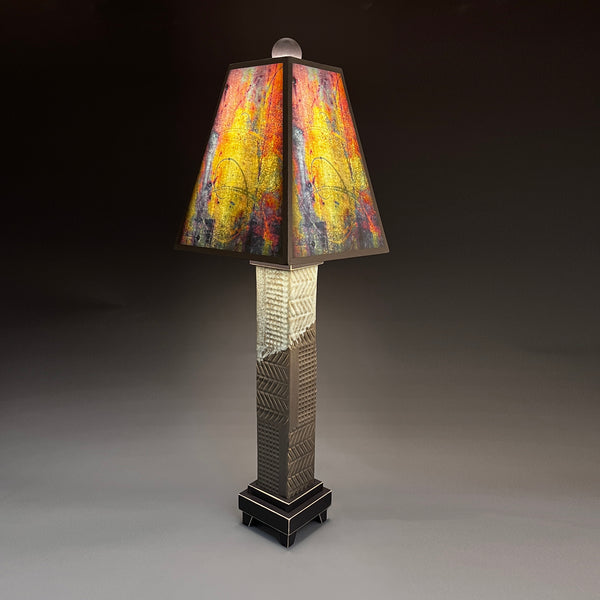 Metallic Glass Lamp