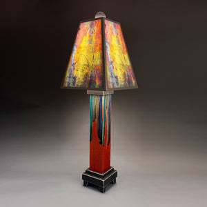 Metallic Glass Lamp