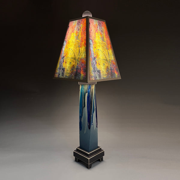 Metallic Glass Lamp