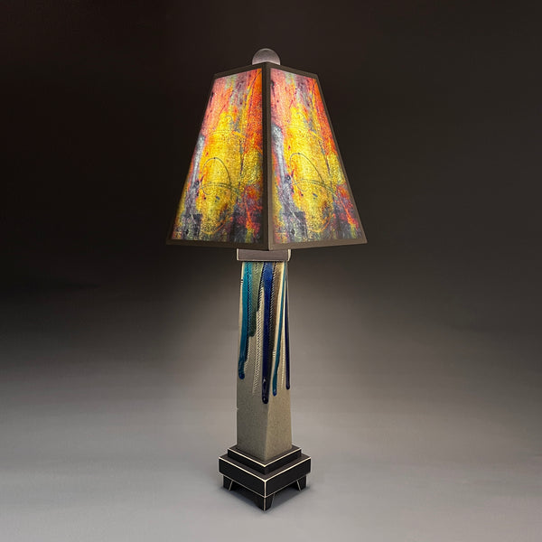 Metallic Glass Lamp