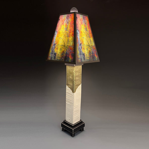 Metallic Glass Lamp