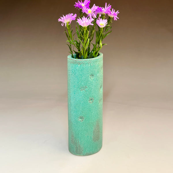 Tall Oval Vase